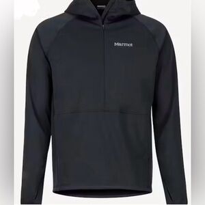 Marmot DraftKings Zenyatta 1/2 Zip Black Pullover Hoody Jacket